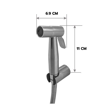 สายฉีดชำระสเตนเลสครบชุด HOEN HOME-201 สีเงิน_3