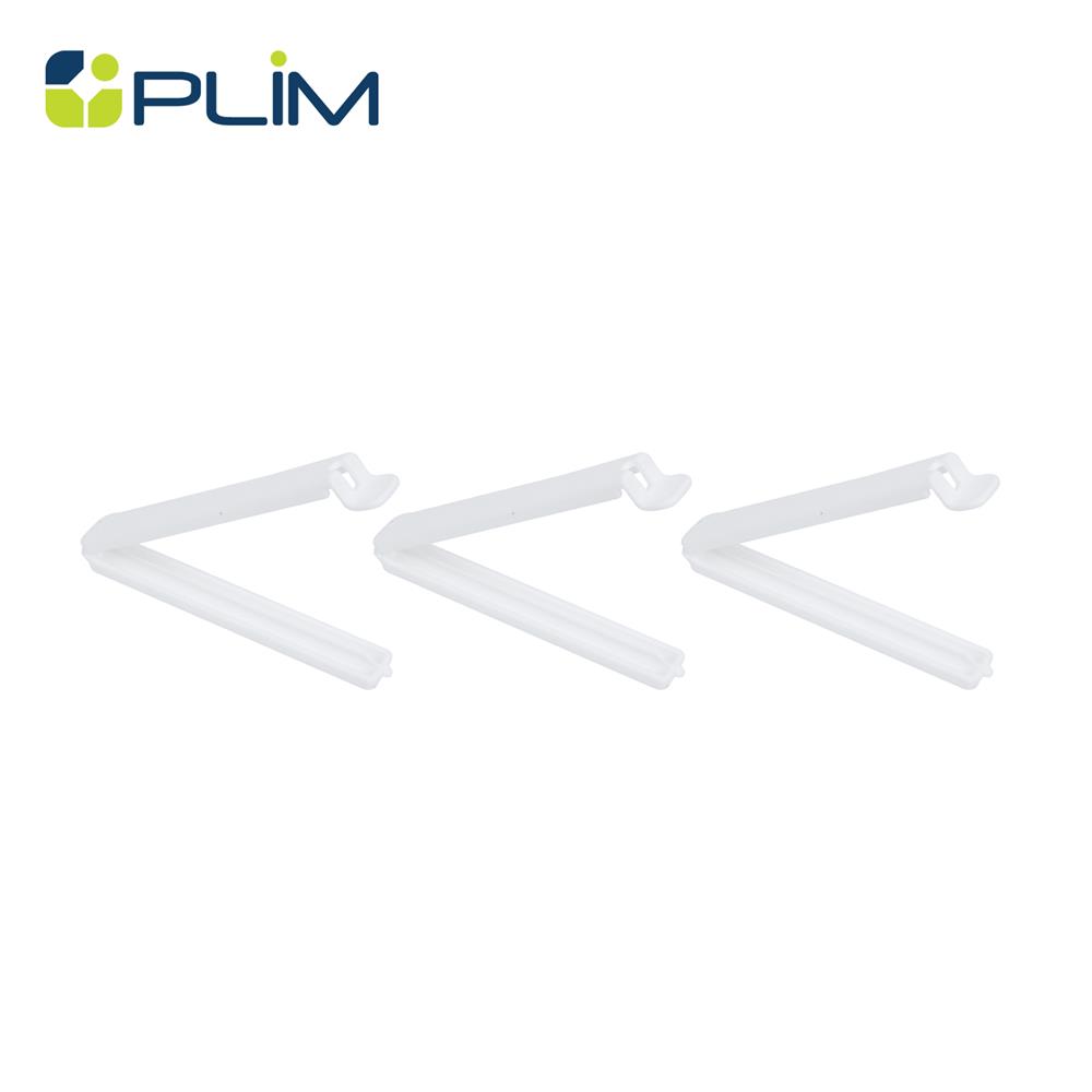 ที่หนีบปากถุง 12 ซม. PLIM XY-0113 สีขาว แพ็ก 3 ชิ้น
