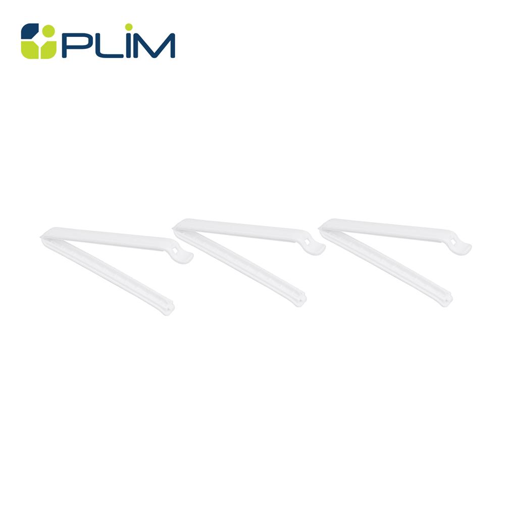 ที่หนีบปากถุง 13 ซม. PLIM XY-0112 สีขาว แพ็ก 3 ชิ้น