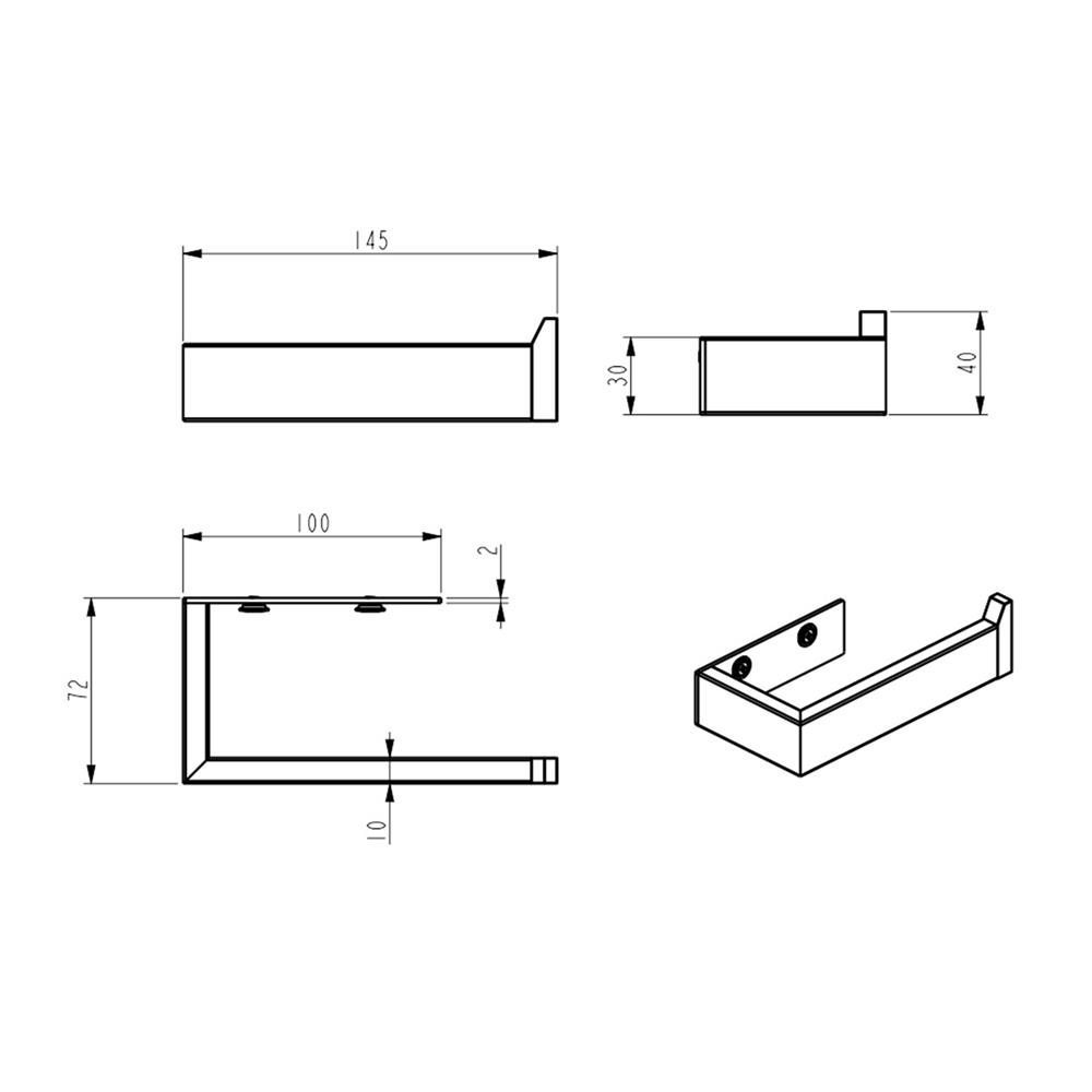ที่ใส่กระดาษ HAFELE 495.80.251 สเตนเลส