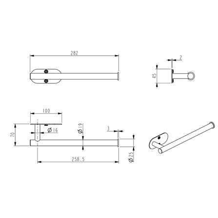 ห่วงแขวนผ้า HAFELE 495.80.256 สเตนเลส_3