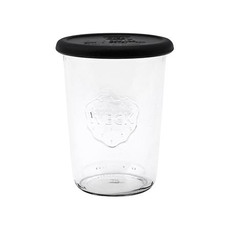 ขวดโหลแก้วฝาดึง WECK MOLD 850 มล. สีดำ/ใส_0