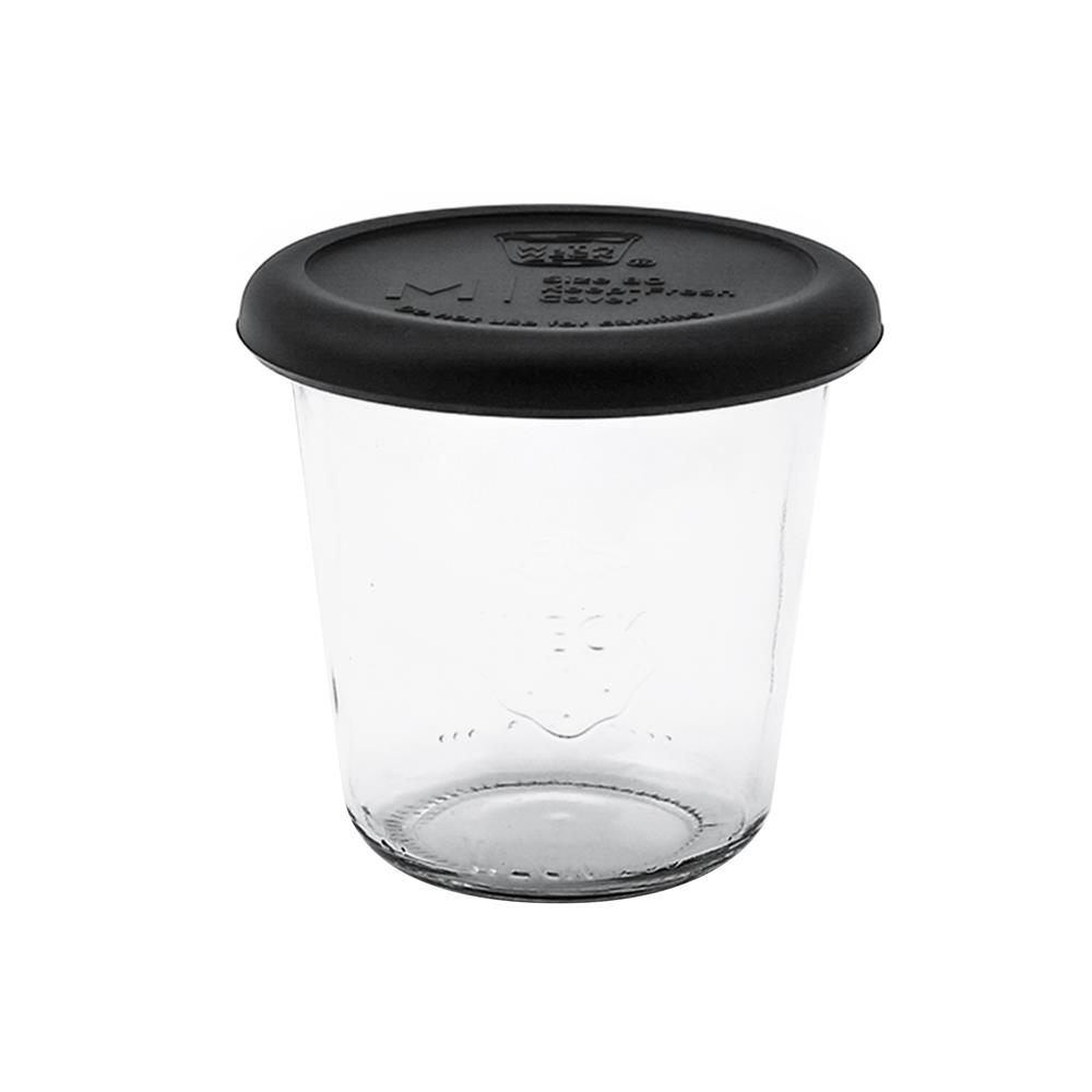 ขวดโหลแก้วฝาดึง WECK MOLD 290 มล. สีดำ/ใส