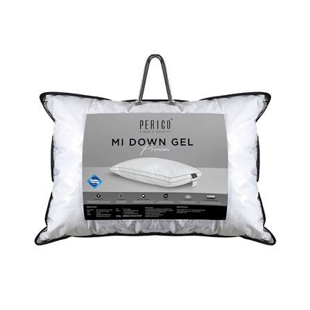 หมอนหนุน ขนห่านเทียม PERICO MI DOWN GEL PREMIUM 19x29 นิ้ว สีขาว_3