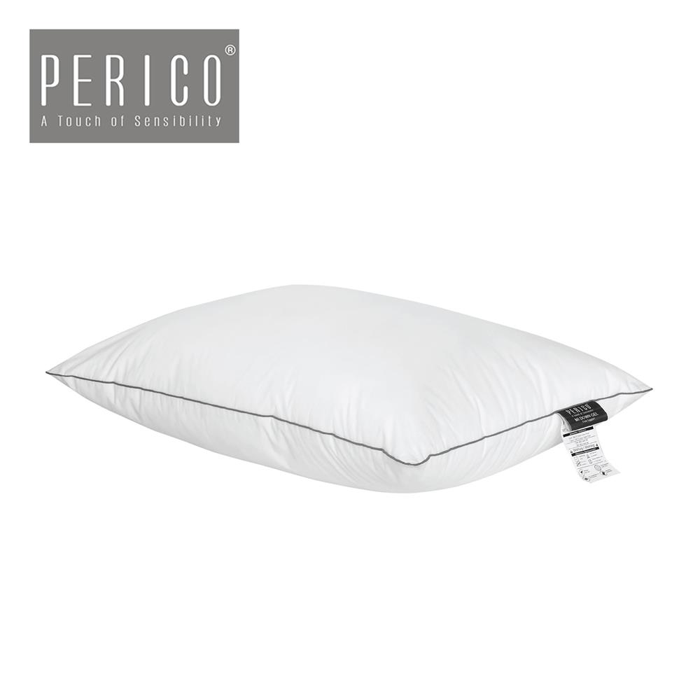 หมอนหนุน ขนห่านเทียม PERICO MI DOWN GEL FIRM 19x29 นิ้ว สีขาว_1