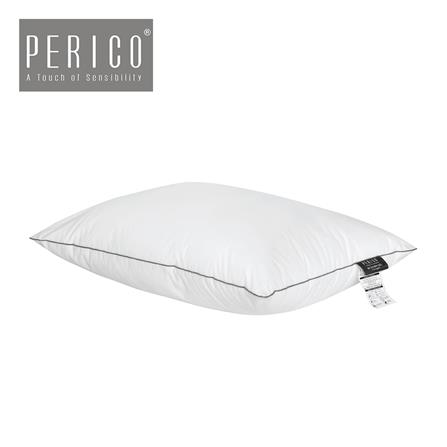 หมอนหนุน ขนห่านเทียม PERICO MI DOWN GEL FIRM 19x29 นิ้ว สีขาว_0