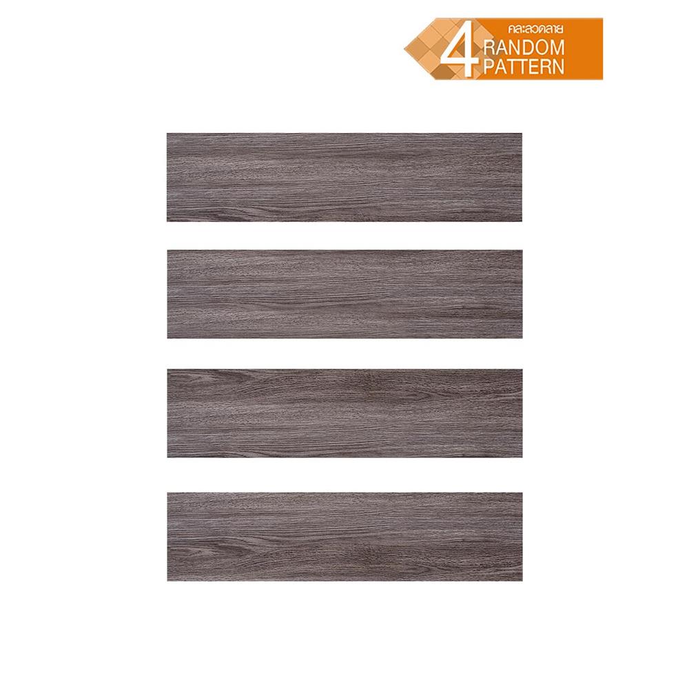 กระเบื้องพื้น 15x60 ซม. MAXIMUS เฮย์วู้ด น้ำตาลเข้ม A 1 ตร.ม.