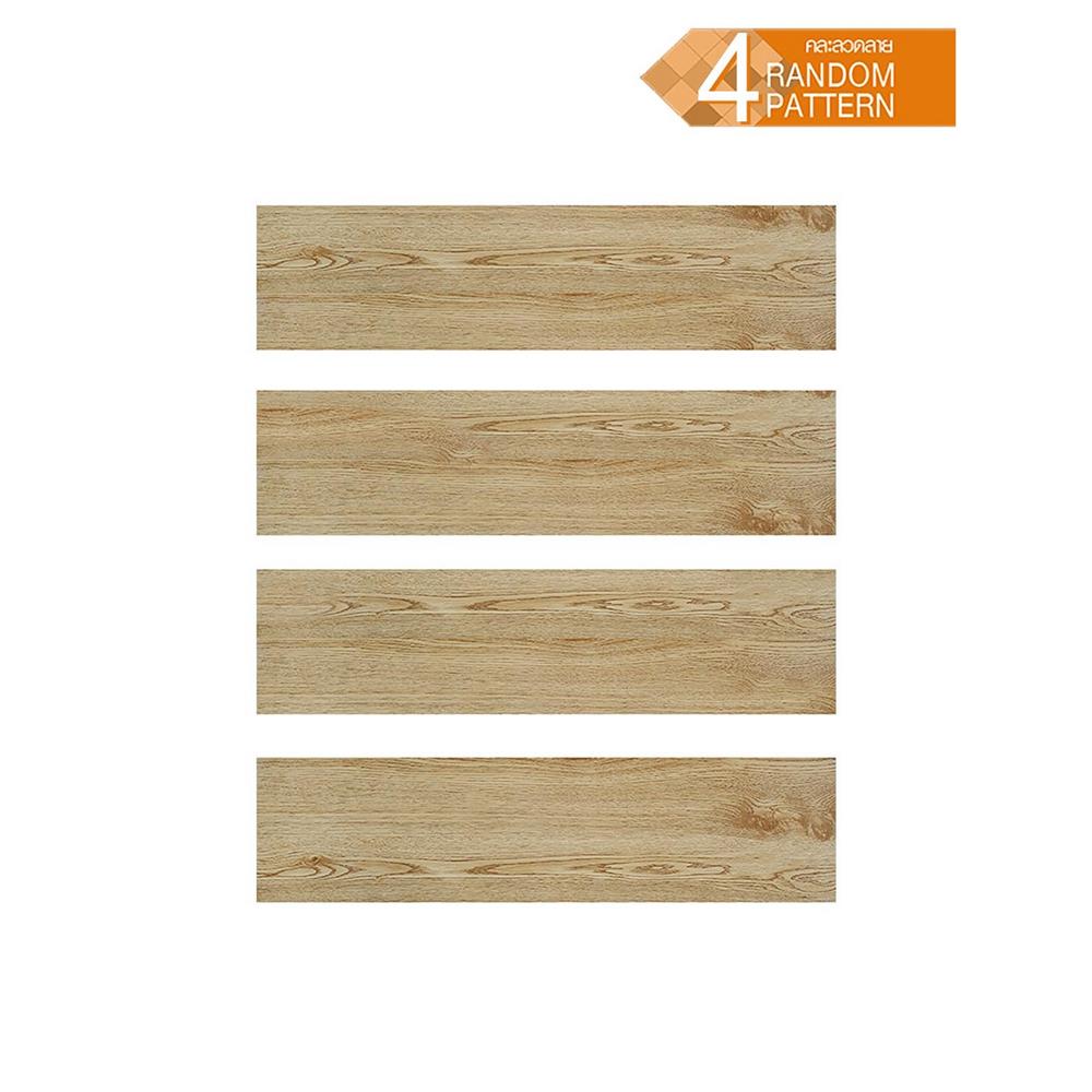กระเบื้องพื้น 15x60 ซม. MAXIMUS เฮย์วู้ด น้ำตาลอ่อน A 1 ตร.ม.