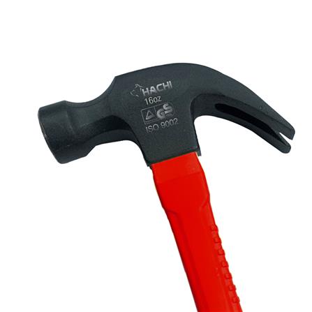 ค้อนหงอน ด้ามไฟเบอร์ HACHI 16 ออนซ์_2