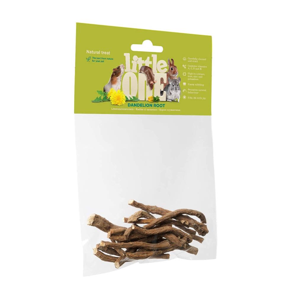 ขนมกระต่ายฟันแทะ LITTLE ONE DANDELION ROOT NATURAL TREAT 100 ก.