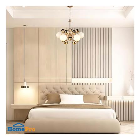 ไฟช่อ LUMAX 01-02859 สีขาว/ทอง 5 หัว_2