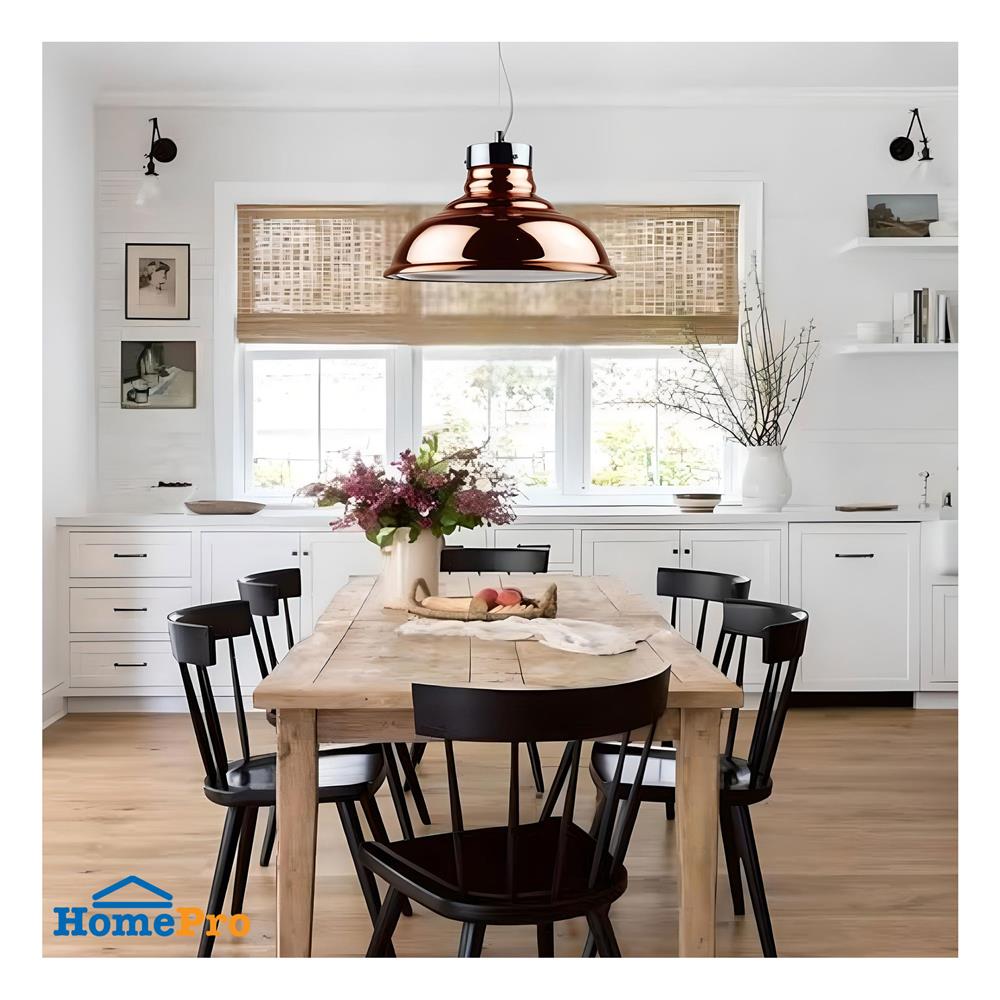 ไฟช่อ L&E 01-02601 สีทองแดง 1 หัว