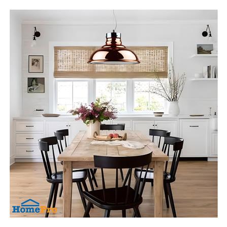 ไฟช่อ L&E 01-02601 สีทองแดง 1 หัว_2