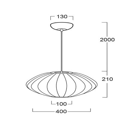 ไฟช่อ L&E 01-02867 สีครีม 1 หัว_3