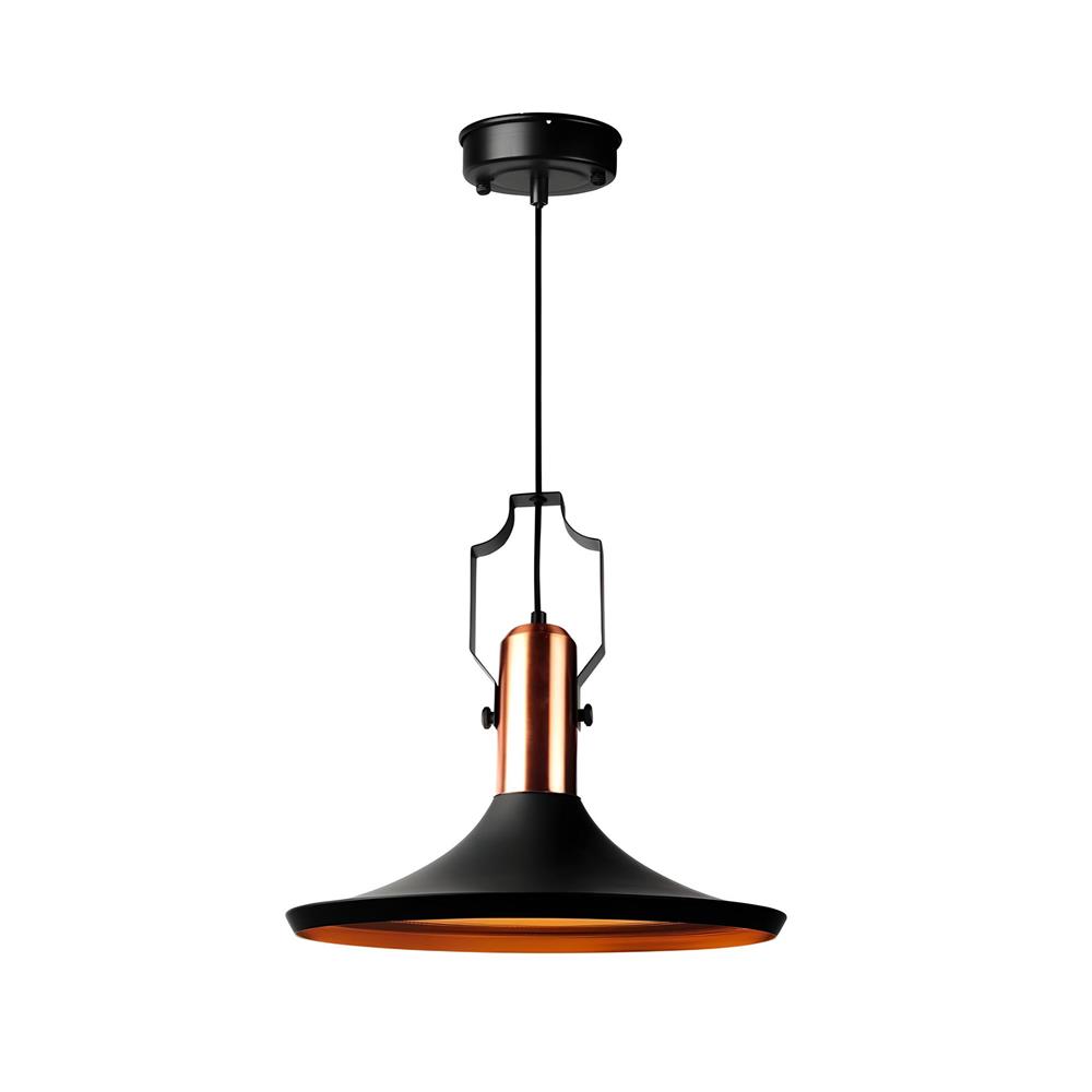 ไฟช่อ L&E 01-02525 สีดำ/ทอง 1 หัว