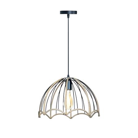 ไฟช่อ LUMAX 01-02982 สีน้ำตาล 1 หัว_0