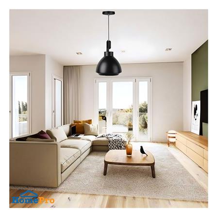 ไฟช่อ L&E 01-02947 สีดำ 1 หัว_2