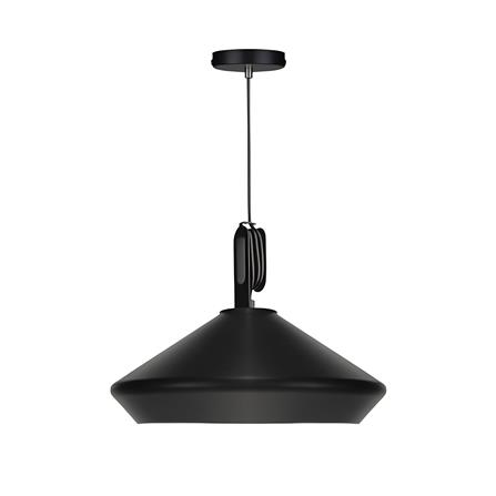 ไฟช่อ L&E 01-02950 สีดำ 1 หัว_0