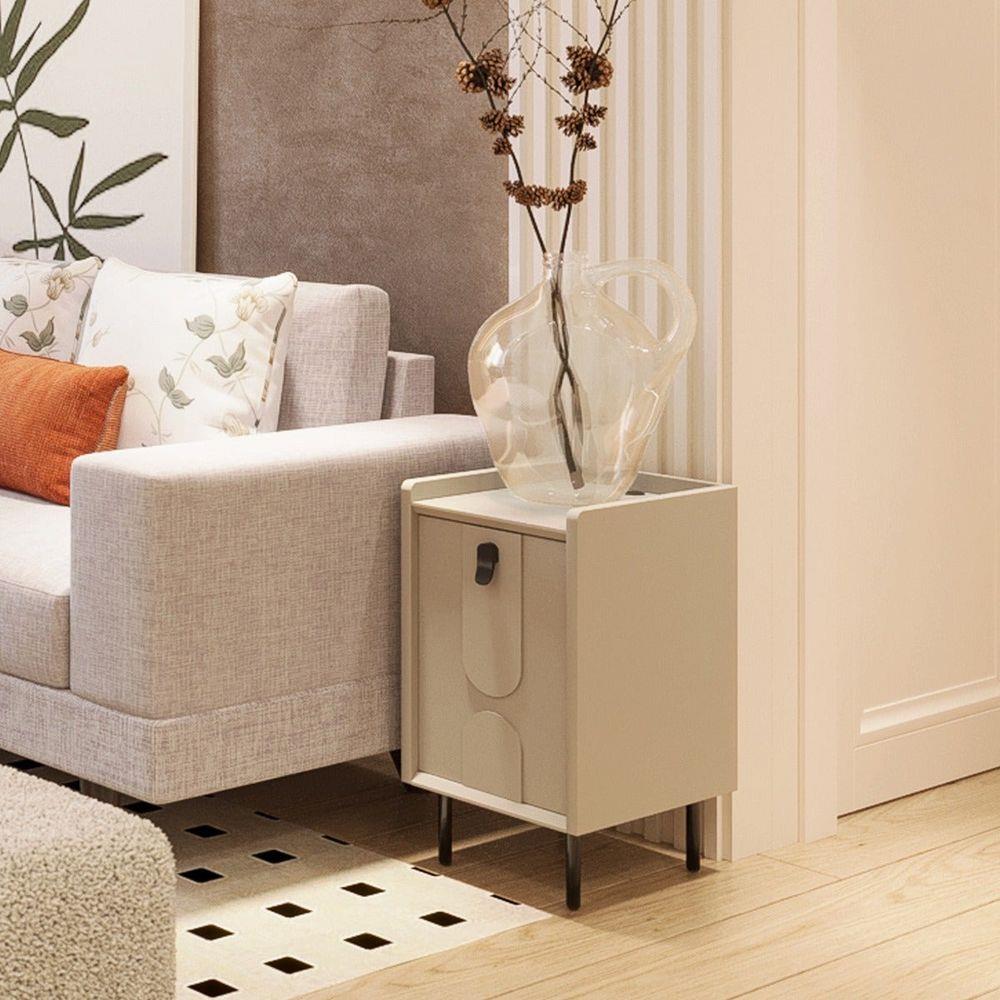 ตู้ข้างเตียง SB FURNITURE LAVIQUE 19225504 30 ซม. สีครีม