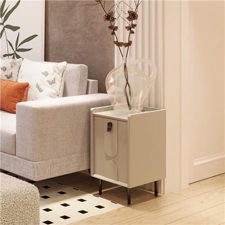 ตู้ข้างเตียง SB FURNITURE LAVIQUE 19225504 30 ซม. สีครีม_6