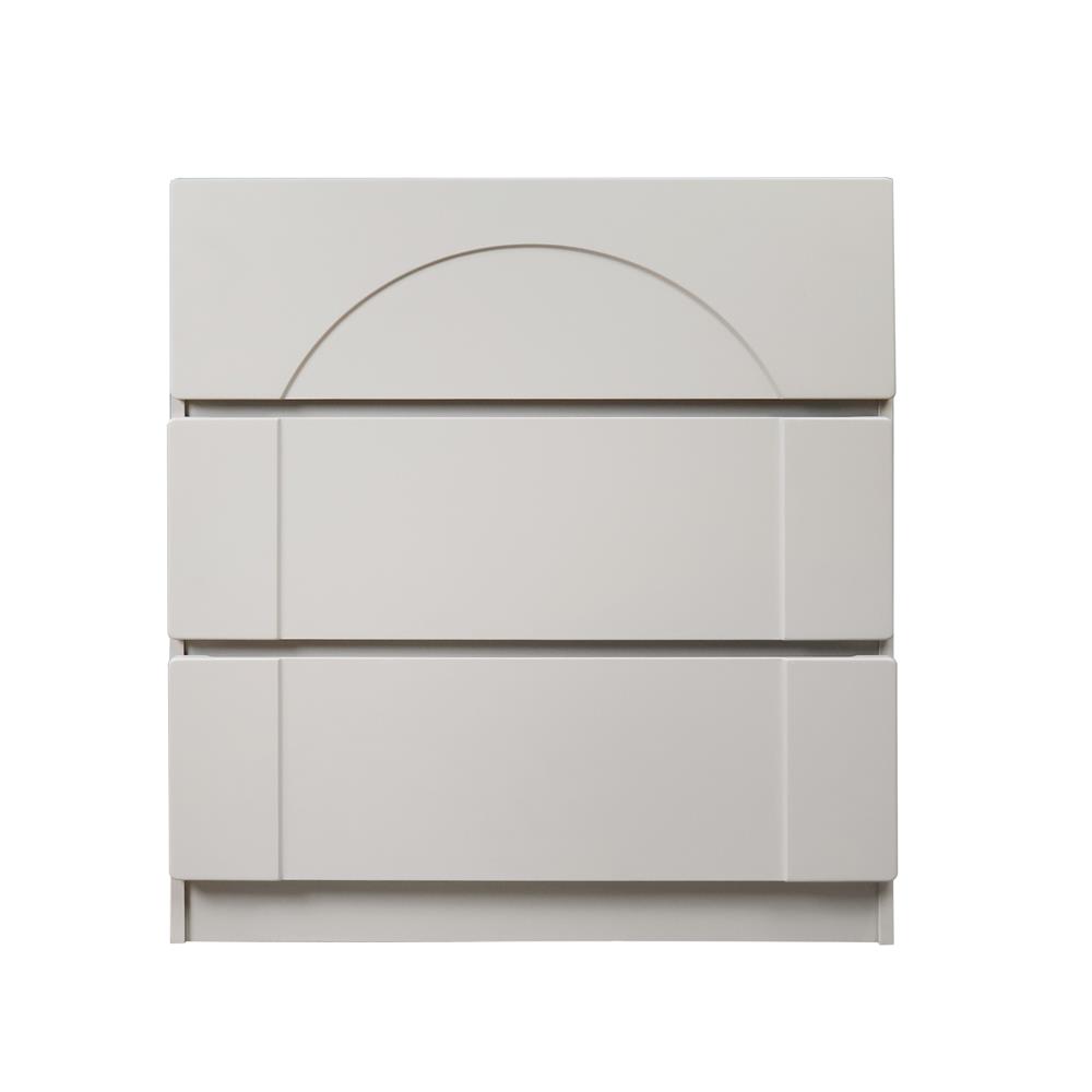 ตู้ลิ้นชัก 3 ลิ้นชัก FURDINI CURVE 80 ซม. สีเทา