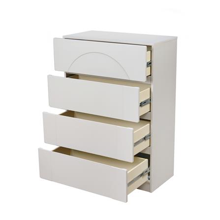 ตู้ลิ้นชัก 4 ลิ้นชัก FURDINI CURVE 80 ซม. สีเทา_2