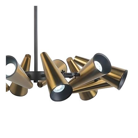 ไฟช่อ LUMAX 01-02971 สีทองรมดำ 12 หัว_1