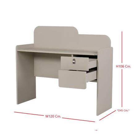 โต๊ะทำงาน SB FURNITURE LAVIQUE 19225507 120 ซม. สีครีม_3