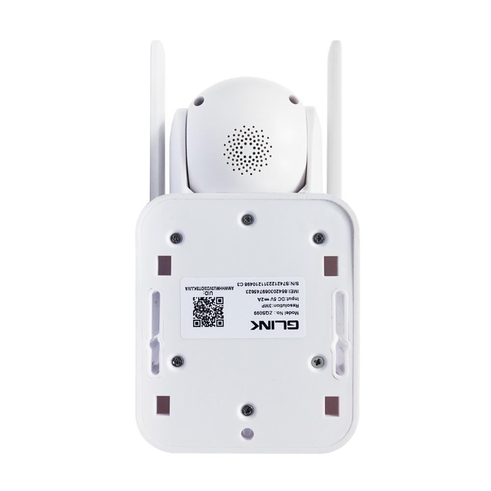 กล้องวงจรปิดไร้สายโซลาร์เซลล์ GLINK PTZ 4G ZQS-099 สีขาว 3 ล้านพิเซล