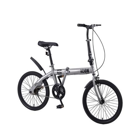 จักรยานพับ 20 นิ้ว JOY BICYCLE ICON สีเทา_2
