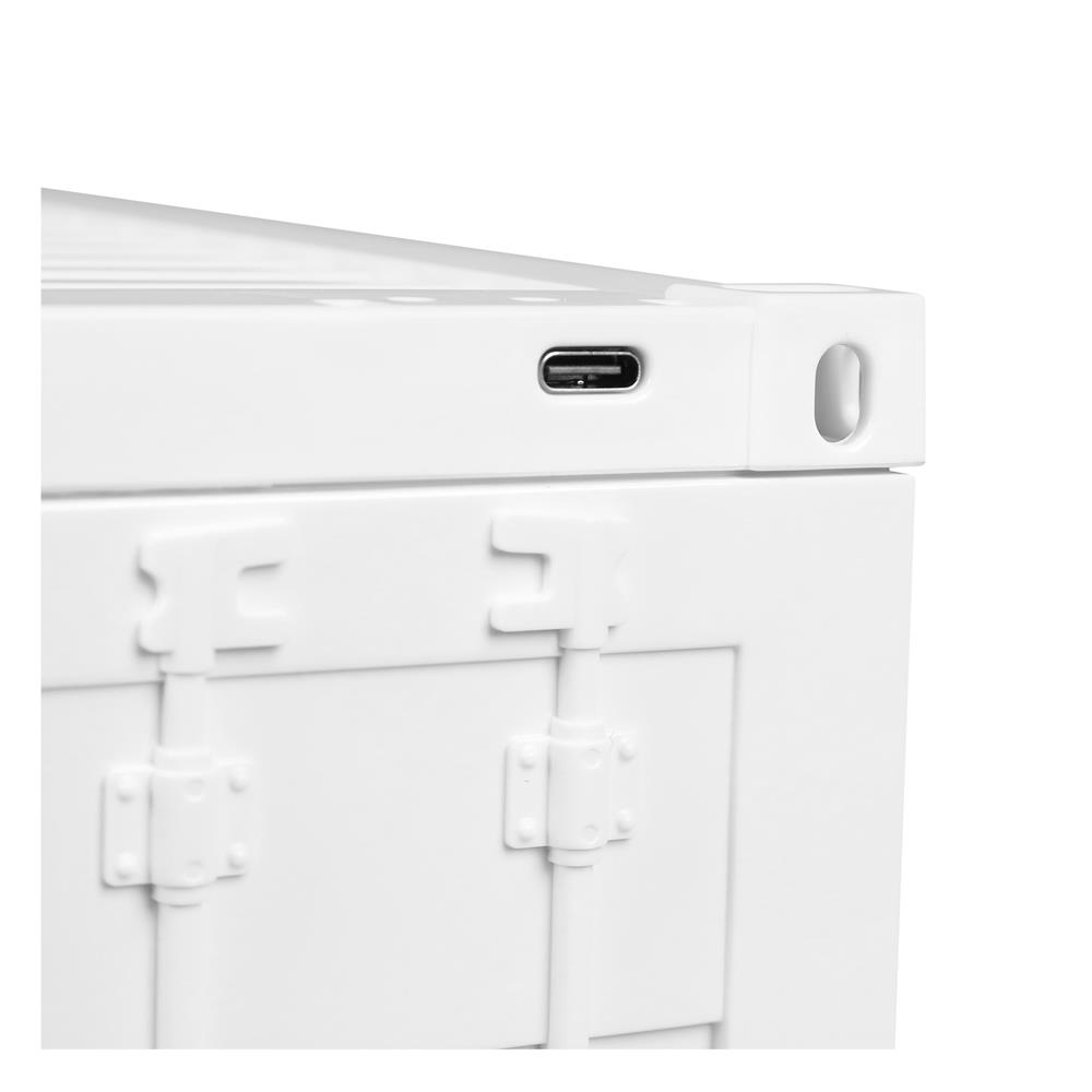 กล่องจัดเก็บโมเดล มีไฟ STACKO PLAY 35.5x19x17.5 ซม. สีขาว