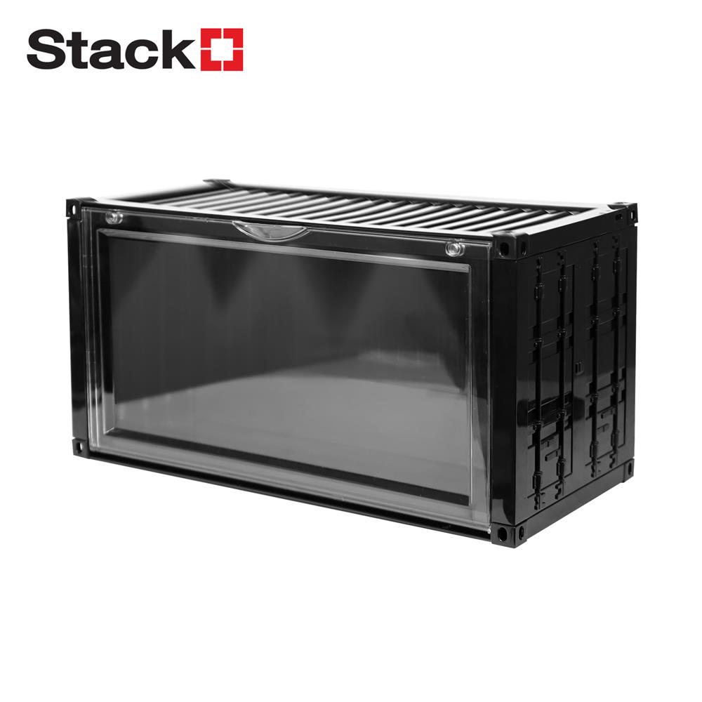กล่องจัดเก็บโมเดล มีไฟ STACKO PLAY 35.5x19x17.5 ซม. สีดำ_1