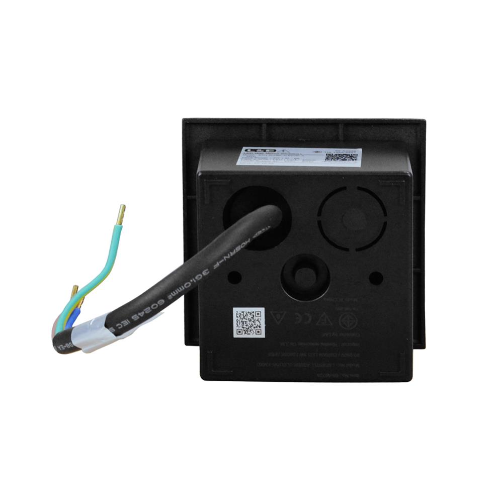 ไฟผนังภายนอก LED L&E 65-A0328 3 วัตต์ WARM WHITE สีดำ