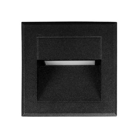 ไฟผนังภายนอก LED L&E 65-A0328 3 วัตต์ WARM WHITE สีดำ