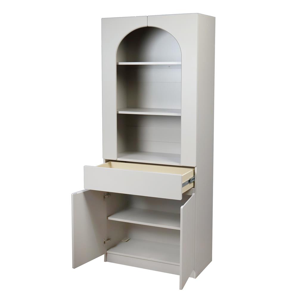 ตู้สูง FURDINI CURVE 80 ซม. สีเทา