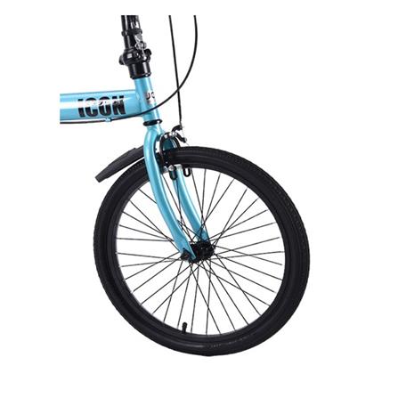 จักรยานพับ 20 นิ้ว JOY BICYCLE ICON  สีฟ้า_4