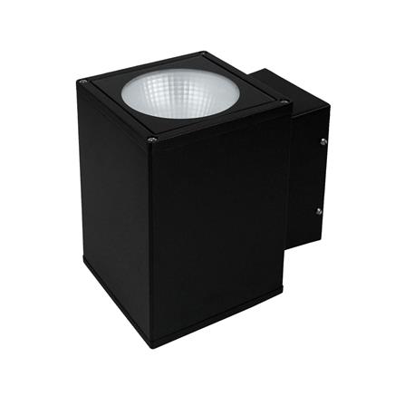 ไฟผนังภายนอก LED L&E 65-A0158 13 วัตต์ WARM WHITE สีดำ