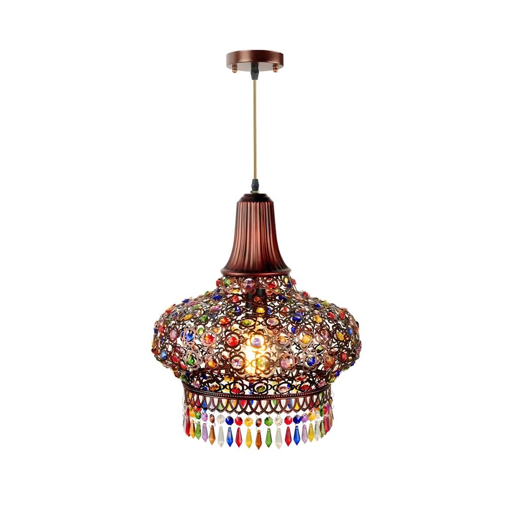 ไฟช่อ LUMAX 01-02468 สีทองแดง 1 หัว