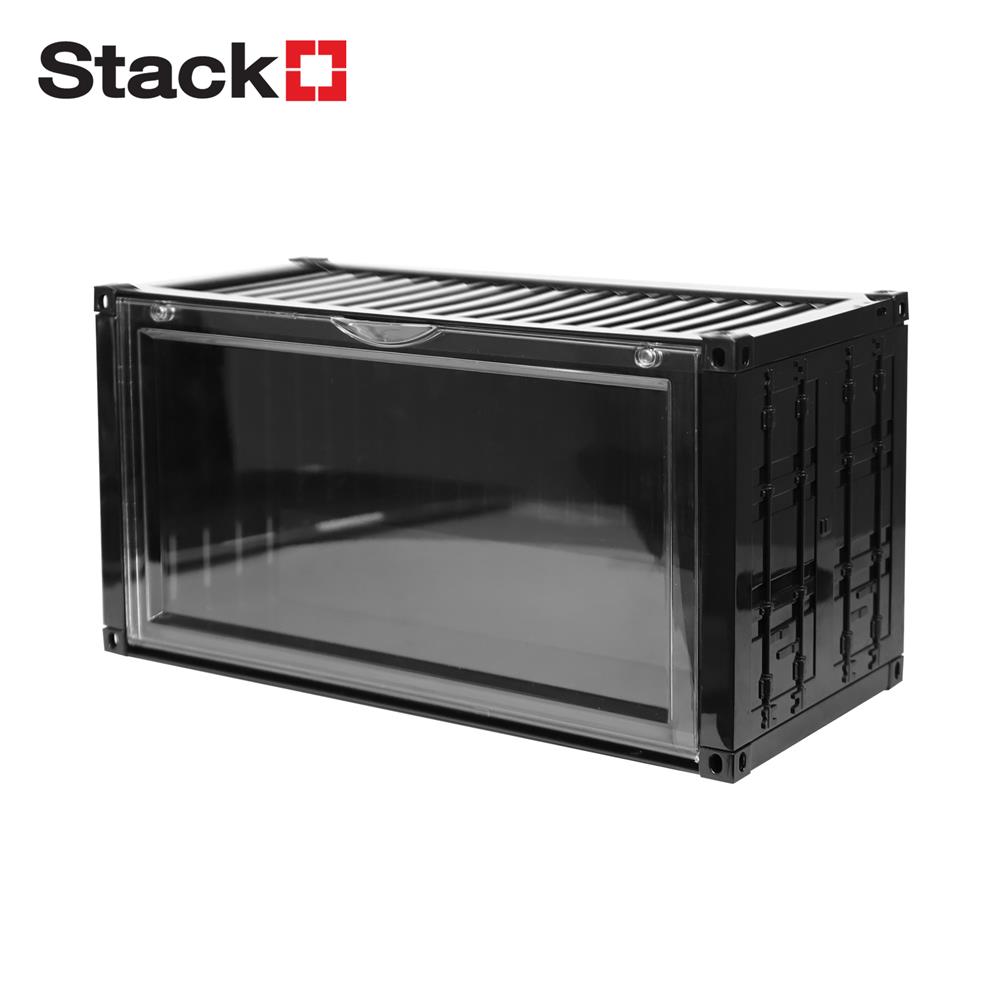 กล่องจัดเก็บโมเดล STACKO PLAY 35.5x19x17.5 ซม. สีดำ_0