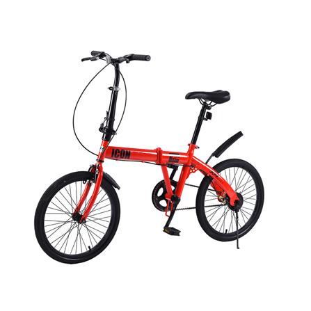 จักรยานพับ 20 นิ้ว JOY BICYCLE ICON สีแดง_3