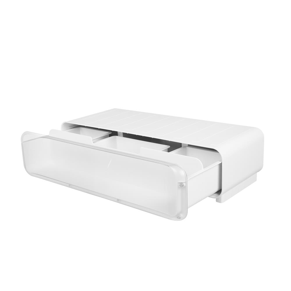 กล่องวางจอและโชว์โมเดล มีไฟ STACKO 51x21.3x13 ซม. สีขาว