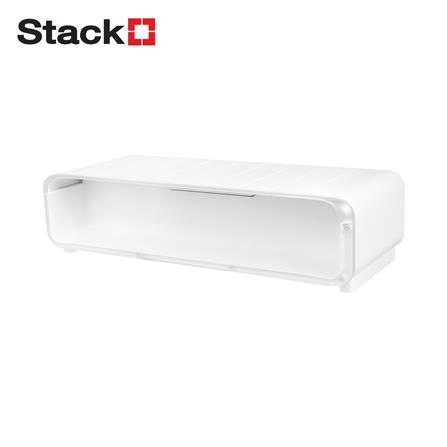 กล่องวางจอและโชว์โมเดล มีไฟ STACKO 51x21.3x13 ซม. สีขาว_0
