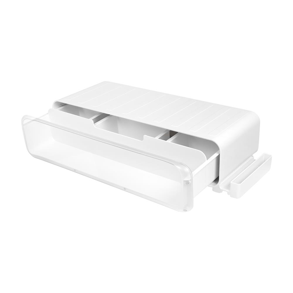 กล่องวางจอและโชว์โมเดล มีไฟ STACKO 60.5x21.3x14.5 ซม. สีขาว