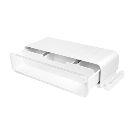 กล่องวางจอและโชว์โมเดล มีไฟ STACKO 60.5x21.3x14.5 ซม. สีขาว_3