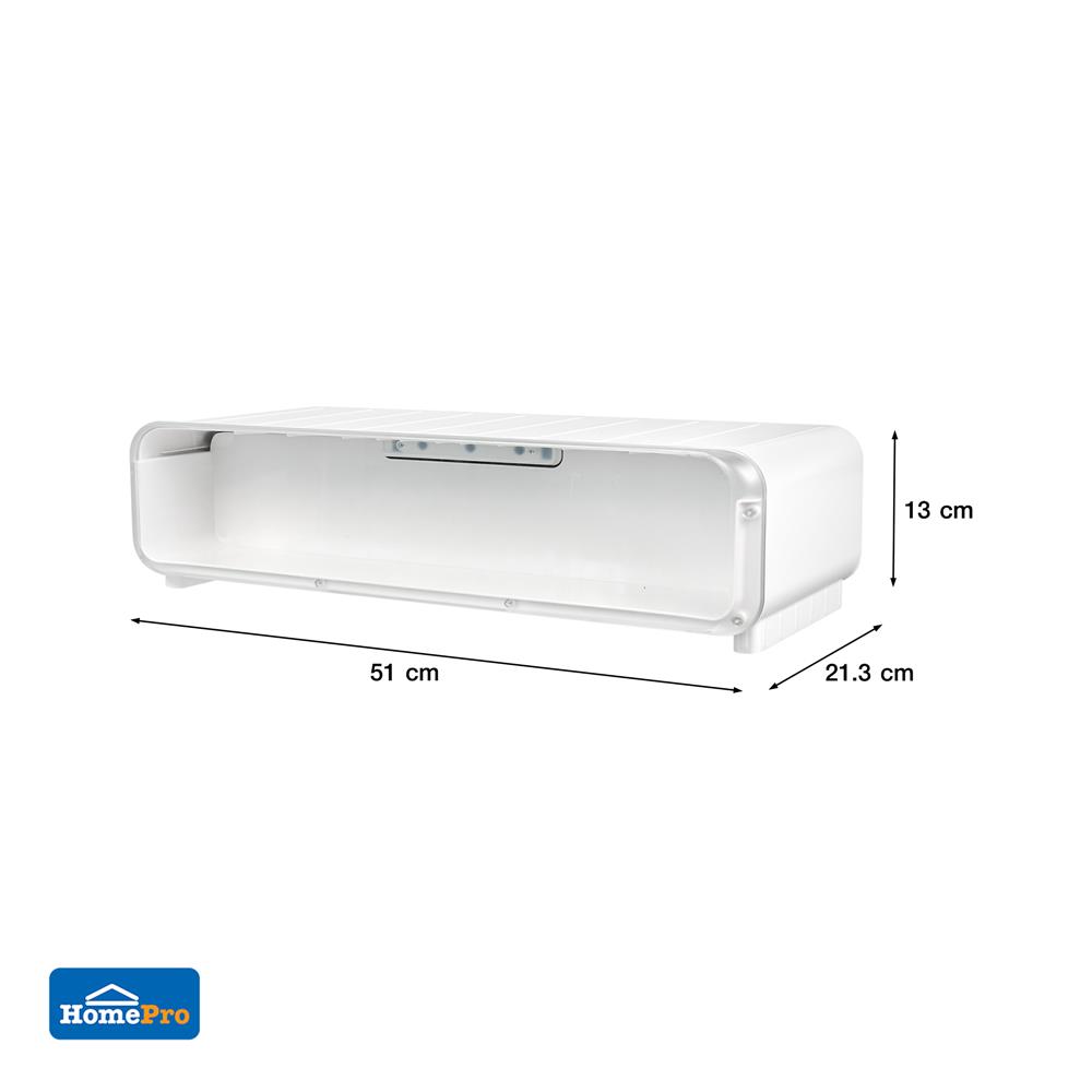 กล่องวางจอและโชว์โมเดล STACKO 51x21.3x13 ซม. สีขาว