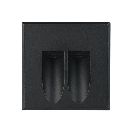 ไฟผนังภายนอก LED L&E 65-A0505 3 วัตต์ WARM WHITE สีดำ