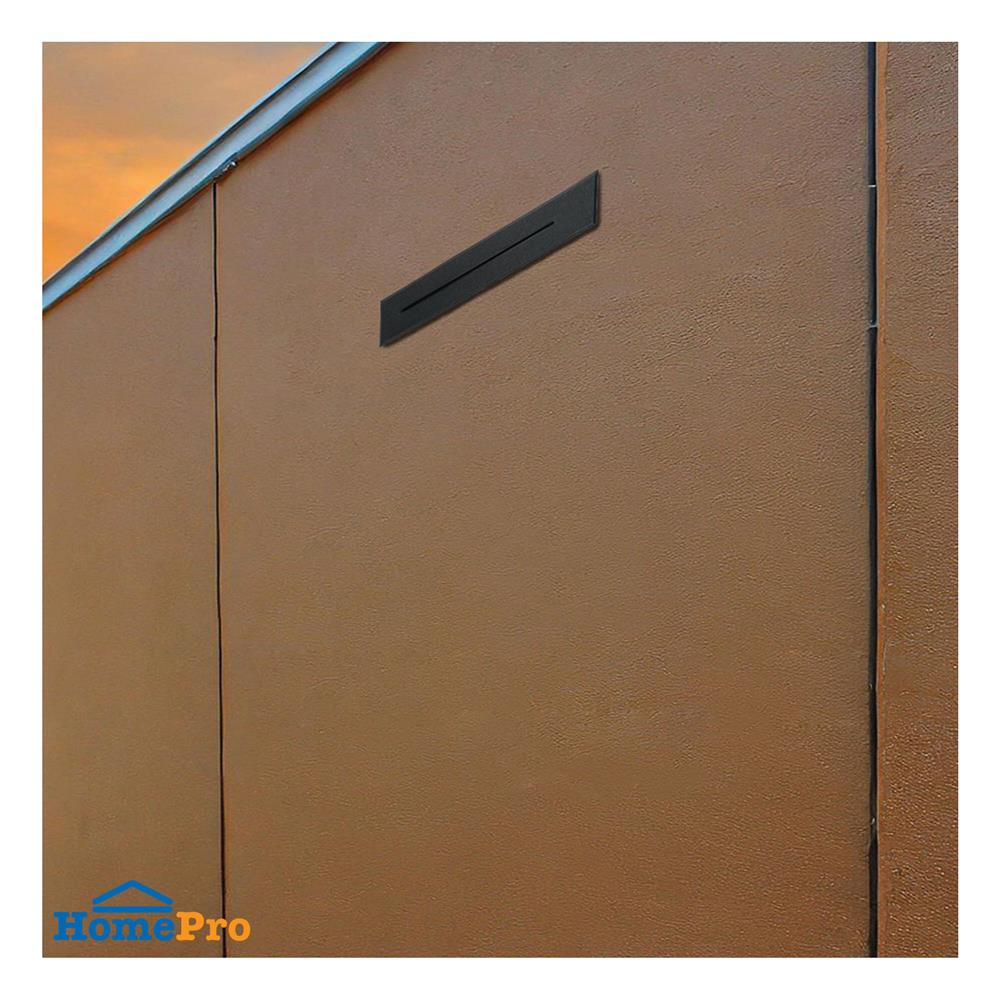 ไฟผนังภายนอก LED L&E 65-A0506 4 วัตต์ WARM WHITE สีดำ