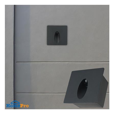 ไฟผนังภายนอก LED L&E 65-A0504 3 วัตต์ WARM WHITE สีดำ_4