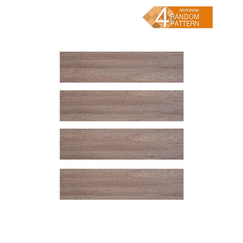 กระเบื้องพื้น 15x60 ซม. MAXIMUS เฮย์วู้ด น้ำตาล A 1 ตร.ม.