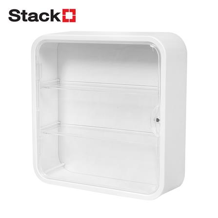 กล่องโชว์โมเดลติดผนัง STACKO PLAY 29.5x8x29.5 ซม. สีขาว_0